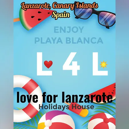 For Lanzarote Holidays House アパート *